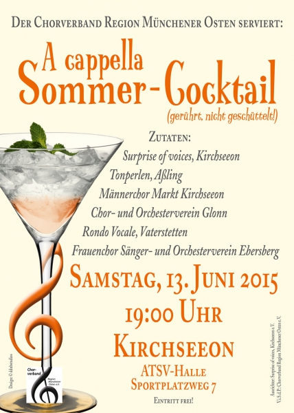A cappella Sommer-Cocktail